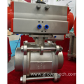 SS304 ball valve pneumatic actuator customized fluid control